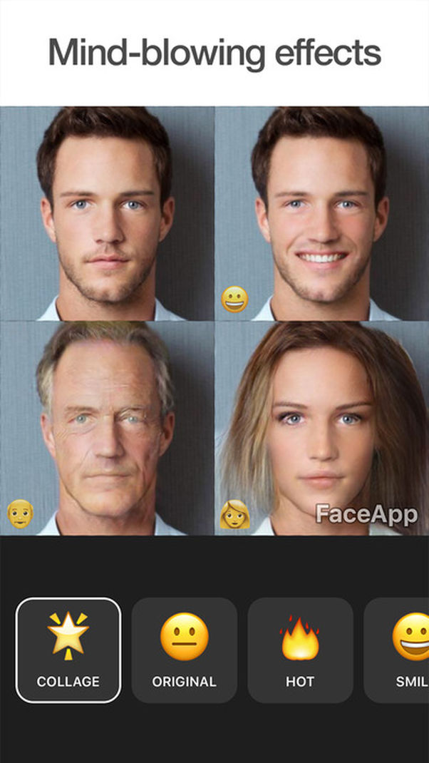 logiciel vieillissement facial