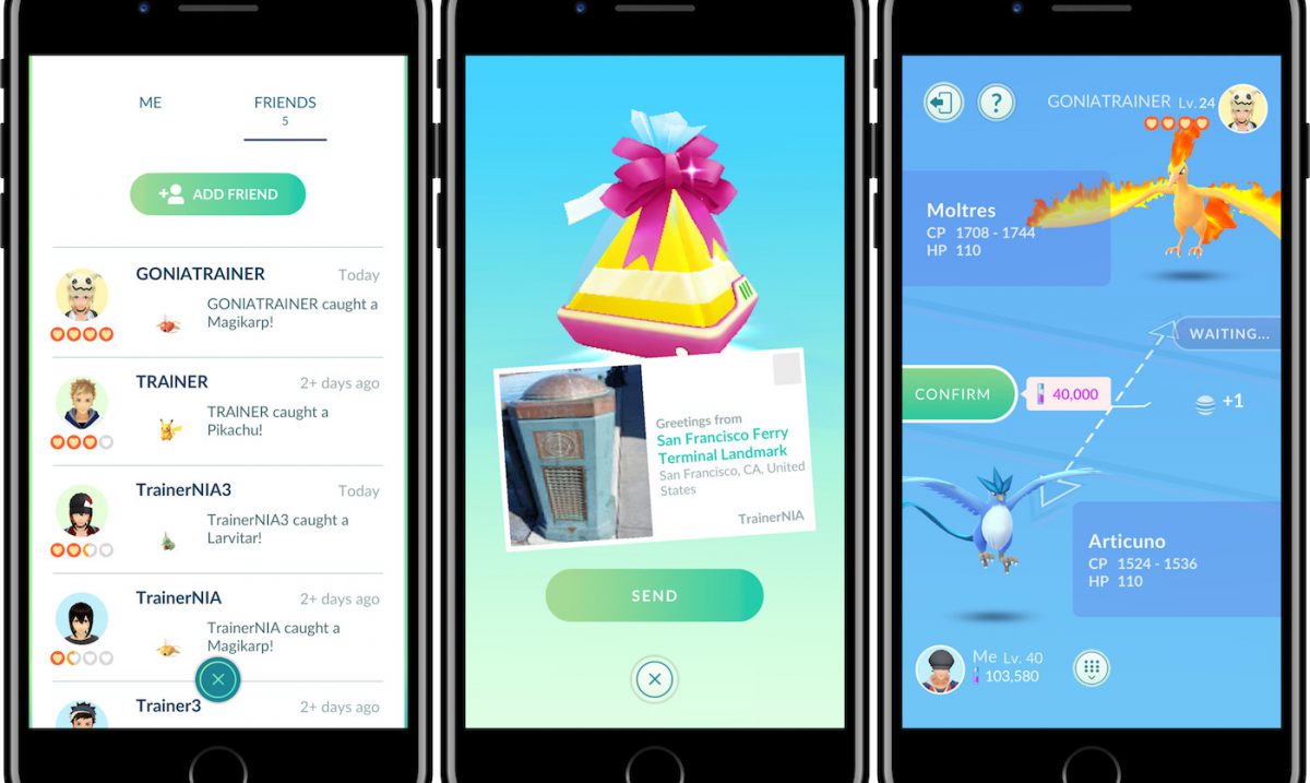 Pokémon Go la mise à jour est disponible pour l