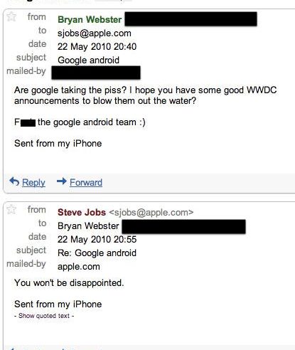 Email Steve Jobs