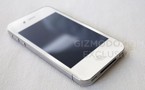 iPhone 4G blanc