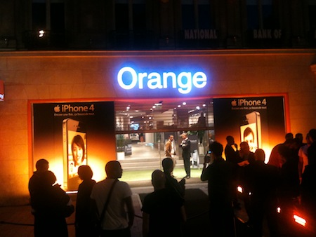 Orange soirée iPhone