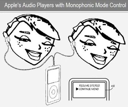 Brevet apple audioplayer