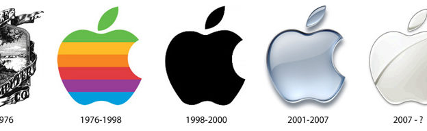 apple logo evolution
