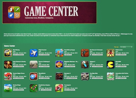 Game Center AppStore