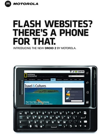 Motorola droid flash website