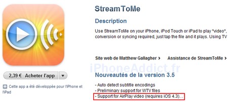 StreamToMe iOS 4.3