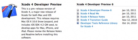xCode 4 perview 6