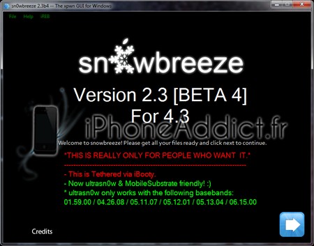 Snowbreeze 2.3 beta 4