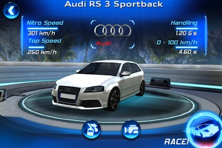 asphalt Audi RS 3