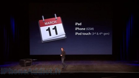 iOS 4.3 11 Mars