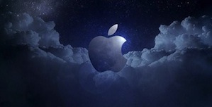 Apple-Logo-Cloud-at-Night-iPad-Wallpaper