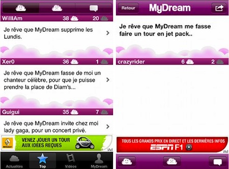 application MyDream