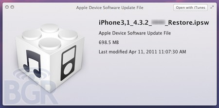 iOS 4.3.2 BGR