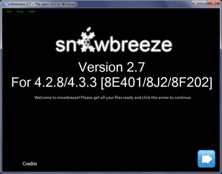 Sn0wbreeze 2.7 Jailbreak iOS 4.3.3