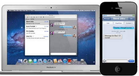 Concept iMessage Mac OS
