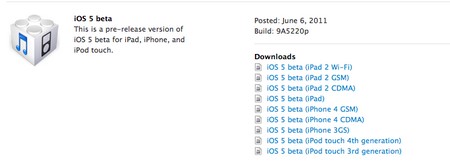 iOS 5 beta 1