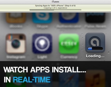 iOS Sync Temps reel