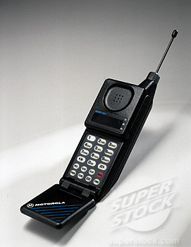 Motorola MicroTAC cellular telephone, 1993.