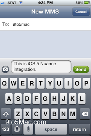 Nuance iOS 5