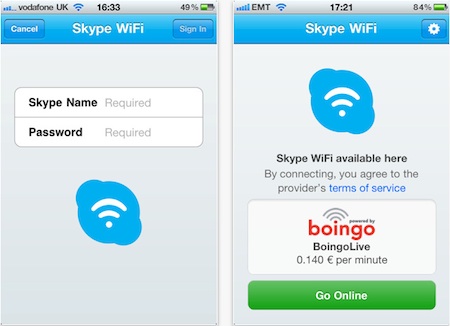 skype Wifi