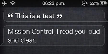 Siri Test iPhone 4