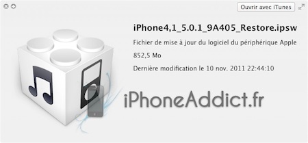 Telecharger iOS 5.0.1