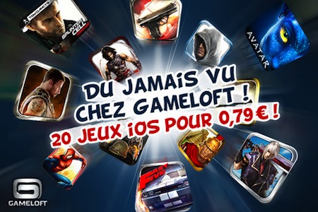 gameloft promo 20 jeux