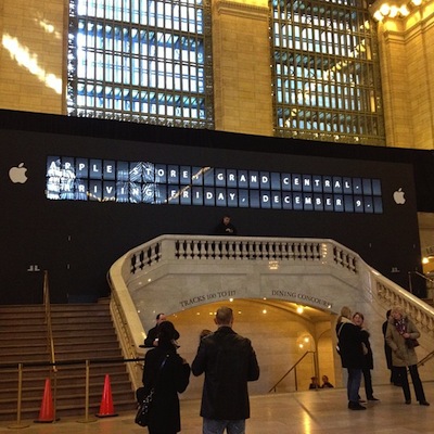Apple Store Grand Central 9 decembre