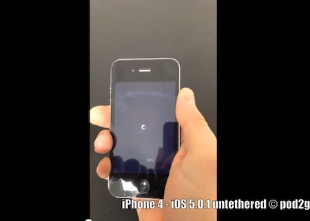 iPhone 4 5.0.1 Untethered