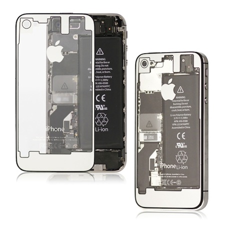 façade-arriere-transparente-contour-argent-pour-iPhone-4S