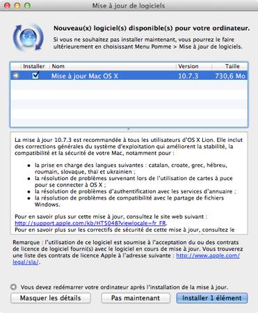OS X Lion 10.7.3