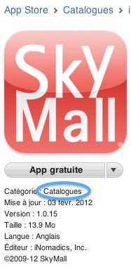 Categorie Catalogues App Store