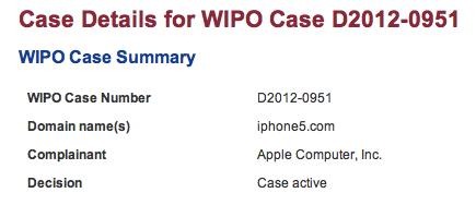 Apple Domaine iPhone5.com