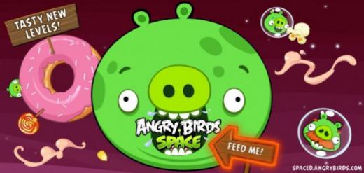 angry birds sapce donuts