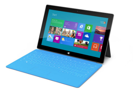 Microsoft Surface Tablette Tactile