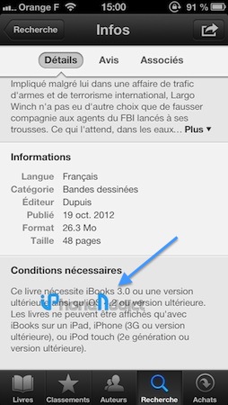iBooks 3.0 mention iTunes Store