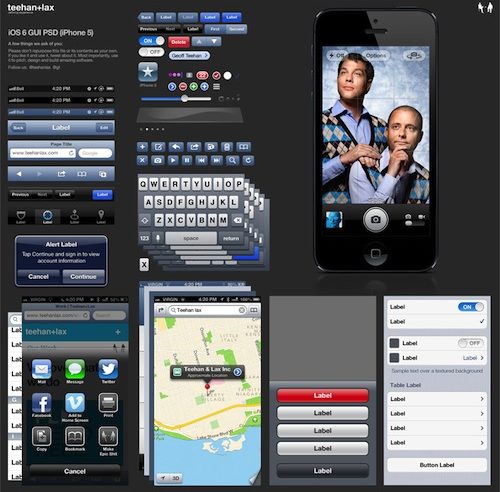 iOS6 GUI iPhone5