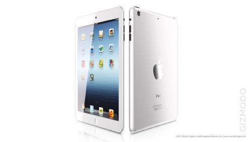 iPad mini blanc concept