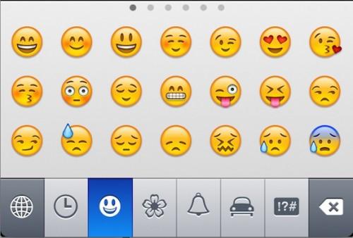 Clavier Emoji iPhone