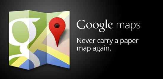 Google Maps slogan