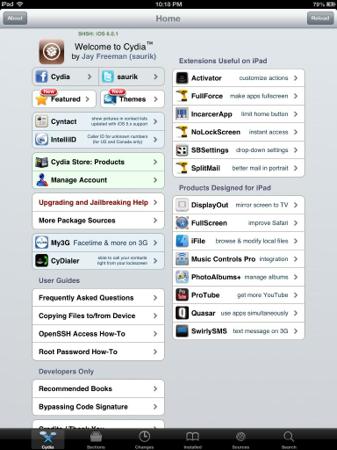 iPad 4 jailbreak Cydia
