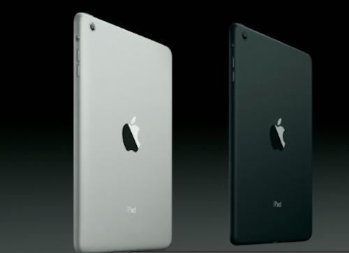 iPad mini noir et blanc