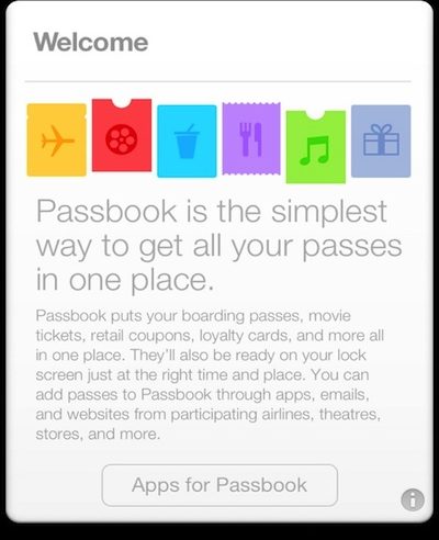 passbook ios 6.1