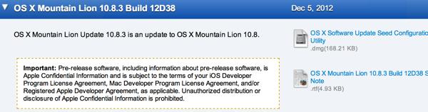 OS X 10.8.3 beta buld 12D38