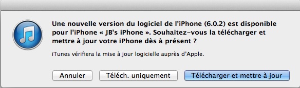 iOS 6.0.2 iTunes