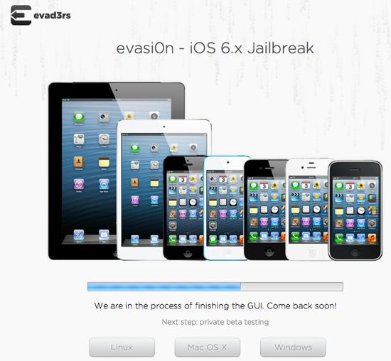 Evasi0n jailbreak iOS 6 iPhone 5 iPad mini