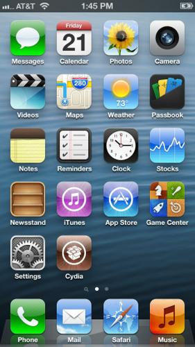 Jailbreak iPhone 5 Cydia