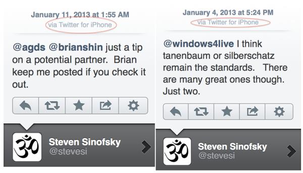 Steven Sinofsky Twitter for iPhone