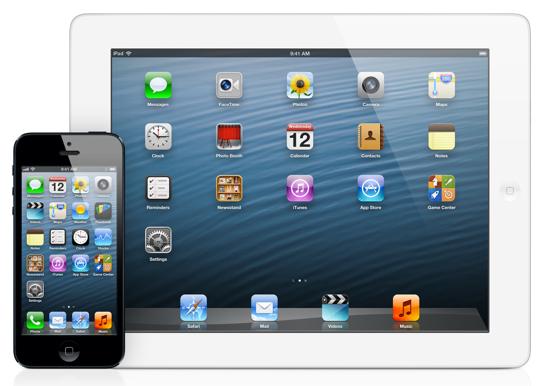 iPhone 5 et iPad