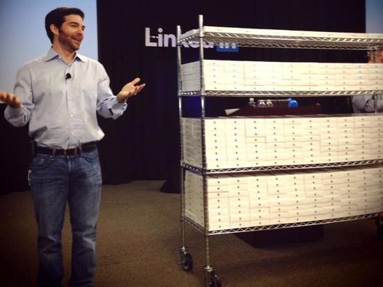 LinkedIn iPad mini 3500 employes
